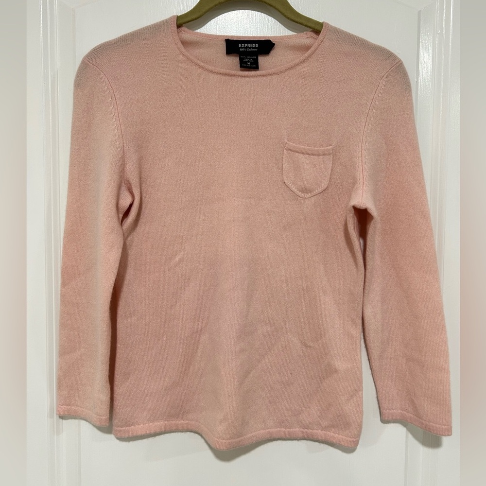 100% cashmere sweater.
